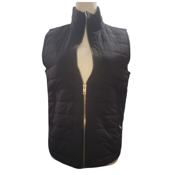 Club Monaco black quilted puffer vest extra small xs - Picture 2 of 11